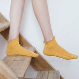 Women,Plain,Ankle,Socks,Cotton,Liner,Sneaker,Outdoor,Slippers,Socks