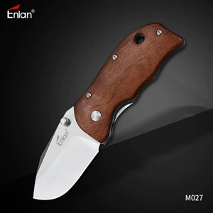 Enlan,Small,Pocket,Folding,Knife,8Cr13Mov,Blade,Handle,Stainless,Steel,Knife