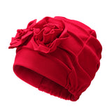 Women,Flower,Cotton,Beanies,Solid,Outdoor,Windproof,Bonnet