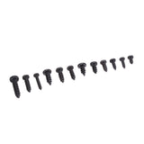 Suleve,MXCP2,195Pcs,Phillips,Screw,Micro,Electronic,Black,Round,Tapping,Screw