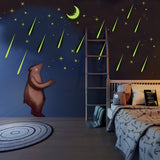 Bedroom,Fluorescent,Stars,Stickers,Plastic