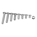 Suleve,M5SH2,150Pcs,Stainless,Steel,Socket,Button,Screw,Allen,Assortment