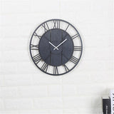 Modern,Clock,Round,Silent,Movement,Skeleton,Roman,Numeral,Minimalist,Clock