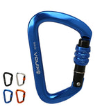 XINDA,XD8121N,Aviation,Aluminum,2800kg,800kg,Tension,Climbing,Carabiner,Screw