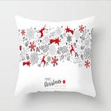 Christmas,Decor,Pillow,Covers,Living,Pillowcase,Cushion,Cover,Office,Lunch,Break,Pillowcase