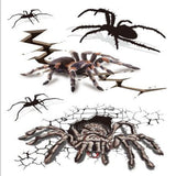 Halloween,Waterproof,Tattoo,Sticker,Black,Spider,Temporary,Tattoo,Flash,Decor,Decoration