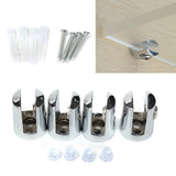 Alloy,Round,Shelves,Support,Brackets,Clamps,Glass,Wooden