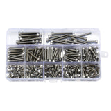 Suleve,M4SH4,180Pcs,Stainless,Steel,Screw,Socket,Assortment