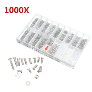 Suleve,MXAS2,1000pcs,Glasses,Sunglass,Spectacles,Screws,Repair,Plastic