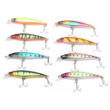 ZANLURE,8.5CM,Laser,Minnow,Fishing,Pesca,Hooks,Wobbler,Tackle,Crankbait,Artificial