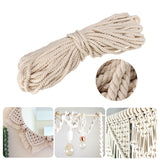 Cotton,Natural,Beige,Twisted,Craft,Macrame,Handmake,String,Decorations