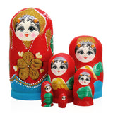 Russian,Nesting,Dolls,Painted,Matryoshka,Babushka,Decorations