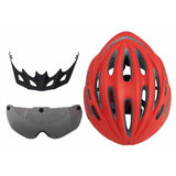 Integrally,Molded,Bicycle,Helmet,Magnetic,Goggles,Visor