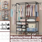 Heavy,Clothes,Garment,Hanging,Display,Stand,Storage,Shelf