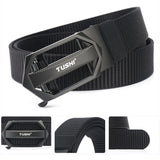 TUSHI,125cm,3.4cm,Alloy,Buckle,Punch,Nylon,Belts,Tactical,Casual,Belts