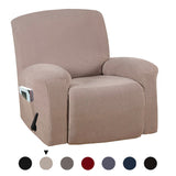 Recliner,Chair,Covers,Washable,Stretch,Cover,Pocket,Furniture,Protector,Solid,Color,Armchair,Supplies