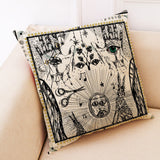 Mandala,Tarot,Creative,Style,Linen,Throw,Pillow,Cover,Office,Cushion,Cover,Pillow