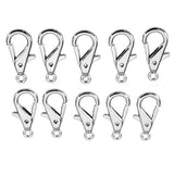 10Pcs,Silver,Alloy,Lobster,Clasp,1.7mm,Round