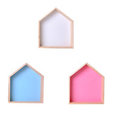 Wooden,House,Shape,Hanging,Shelf,Storage,Decorations