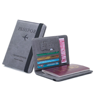 Travel,Leather,Passport,Holder,Portable,Document,Cover,Wallet