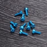 Suleve,M3AH11,10Pcs,M38mm,Socket,Screw,Aluminum,Alloy,Multicolor