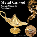 Metal,Carved,Legend,Aladdin,Magic,Genie,Light,Fancy,Dress,Decorations