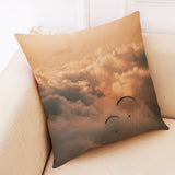 Honana,45x45cm,Skydiving,Pattern,Luxury,Cushion,Cover,Graffi,Style,Throw,Pillow,Pillow,Cover