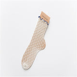 Women,Summer,Breathable,Middle,Socks,Hollow,Socks