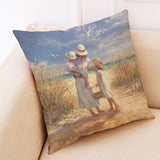 Painting,Style,Cushion,Cover,Cotton,Linen,Square,Pillow,Mother's