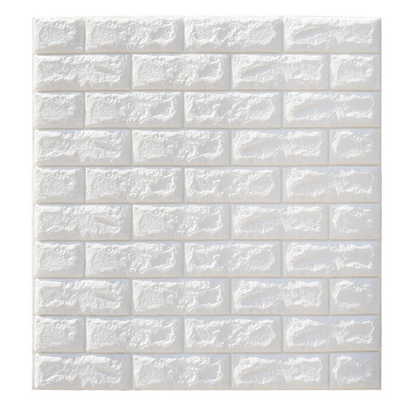 Waterproof,Brick,Sticker,White,Panel,70x77cm