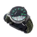 IPRee,Survival,Compasss,Bracelet,Watch,Emergency,Nylon,Paracord,Wristband