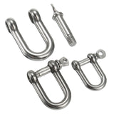 Shackle,Screw,Stainless,Steel,Shape,Bracelet,Shackle