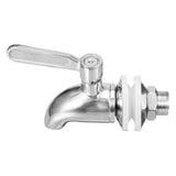 Silver,Stainless,Steel,Faucet,Barrel,Drink,Beverage,Juice,Water,Coffee,Switch