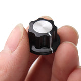 10Pcs,Nonslip,Potentiometer,Rotary,Control,Knobs,Black,Silver,Shift