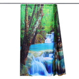 Waterfall,Nature,Scenery,Shower,Curtain,Water,Resistant,Bathroom,Shield