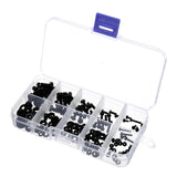 Suleve,MXNH2,150Pcs,Nylon,Black,hillips,Screw,Washers,Assortment