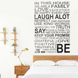 Removable,Vinyl,Decal,Mural,Family,Living,Decor,Quote,Sticker