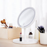 Protable,Touch,Light,Makeup,Mirror,Rechargeable,White,Desktop,Decor