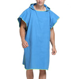 KCASA,Adult,Wearable,Bathrobe,Beach,Towel,Quick,Drying,Hooded,Changing,Sunscreen,Cloak,Towel,Poncho,Microfiber,Swimsuit,Cloak