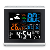 Loskii,Digital,Wireless,Colorful,Screen,Clock,Weather,Station,Thermometer,Hygrometer