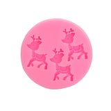 Christmas,Decorating,Fondant,Silicone,Mould,Animal,Shape,Baking,Tools