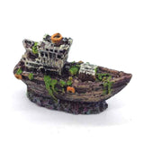 Aquarium,Ornament,Wreck,Sailing,Destroyer,Decorations