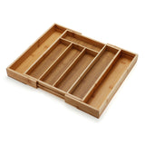 Bamboo,Expandable,Wooden,Cutlery,Holder,Retractable,Drawer,Organizer,Kitchen,Storage,Container