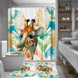 Giraffe,Waterproof,Bathroom,Shower,Curtain,Toilet,Cover,Nonslip,accessories