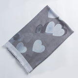 Women,Chiffon,Hearts,Printting,Infinity,Scarf,Fashion,Summer,Breathable,Shawl