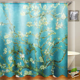 Flower,Waterproof,Shower,Curtain,Waterproof,Polyester,Fabric,Bathroom,Curtains,Hooks