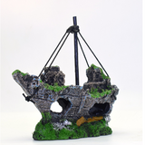 Resin,Aquarium,Ornament,Pirate,Landscape,Hiding,Decorations