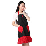 Double,Pocket,Aprons,Women,Housewife,Kitchen,Kitchen,Waterproof,Aprons