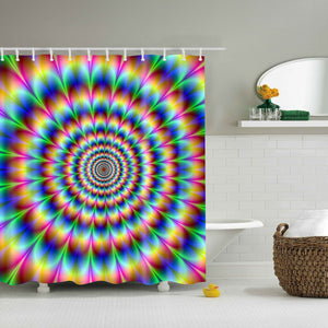 Dazzling,Design,Colorful,Pattern,Bathroom,Waterproof,Polyester,Fabric,Shower,Curtain