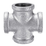 Fitting,Malleable,Galvanized,Outlet,Cross,Female,Connector"